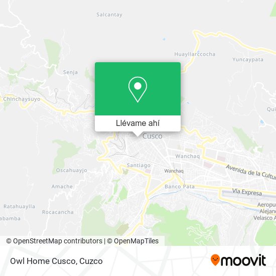 Mapa de Owl Home Cusco