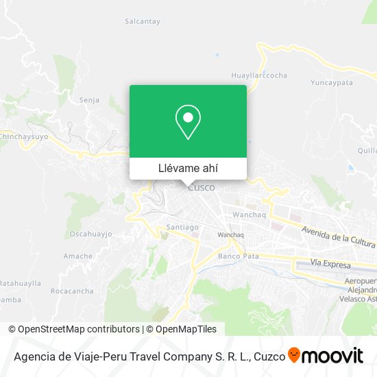 Mapa de Agencia de Viaje-Peru Travel Company S. R. L.