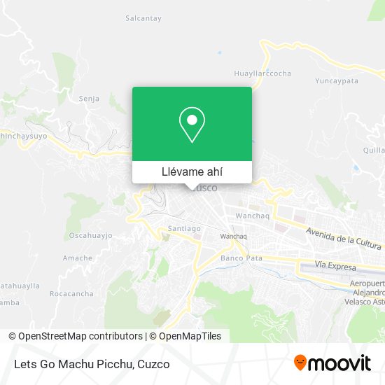 Mapa de Lets Go Machu Picchu