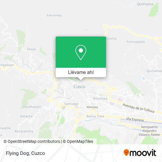 Mapa de Flying Dog