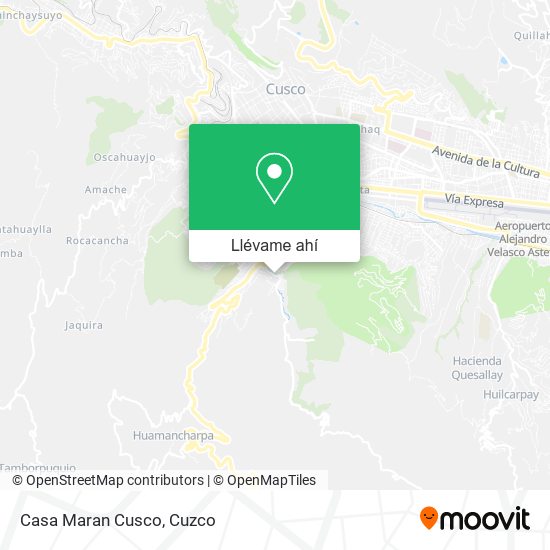 Mapa de Casa Maran Cusco