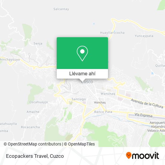 Mapa de Ecopackers Travel