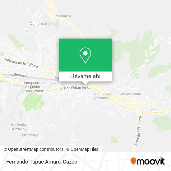 Mapa de Fernando Tupac Amaru