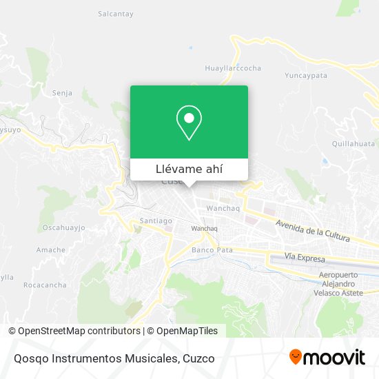 Mapa de Qosqo Instrumentos Musicales