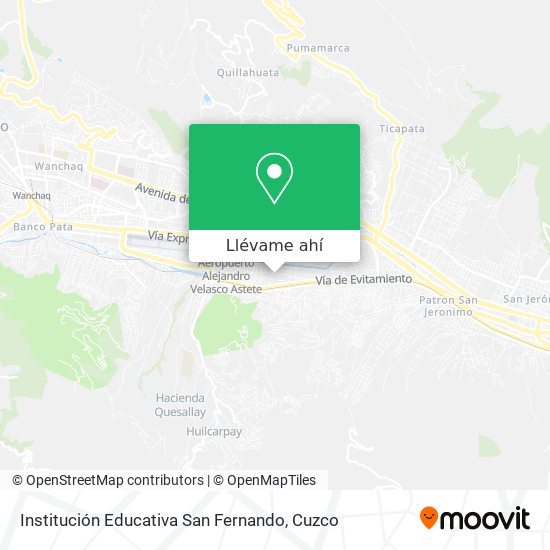 Mapa de Institución Educativa San Fernando