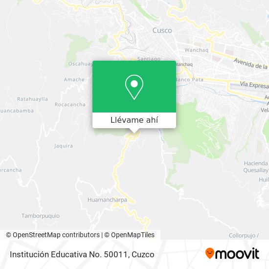 Mapa de Institución Educativa No. 50011