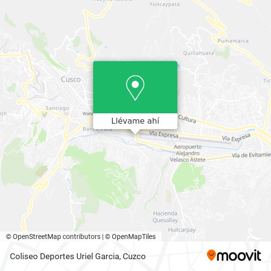 Mapa de Coliseo Deportes Uriel Garcia