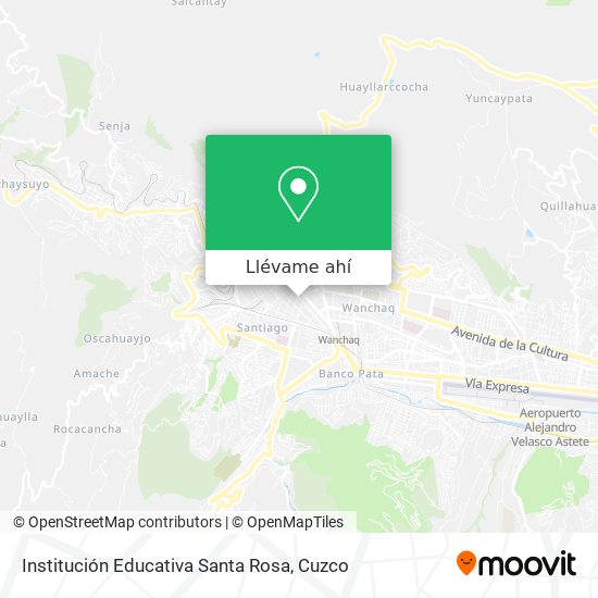 Mapa de Institución Educativa Santa Rosa