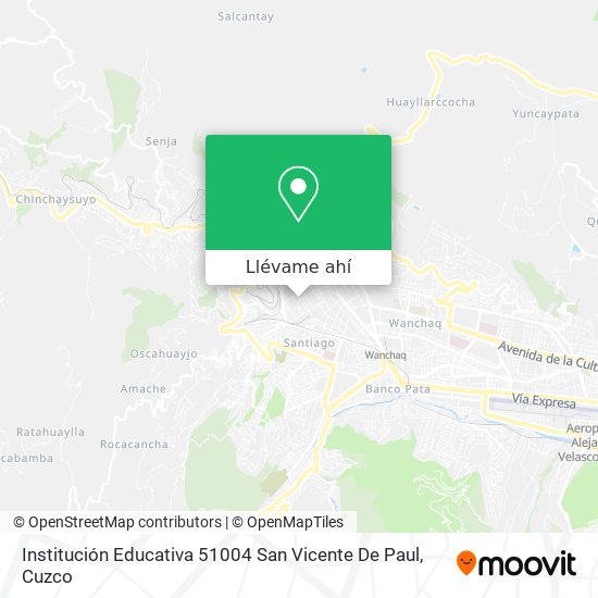 Mapa de Institución Educativa 51004 San Vicente De Paul