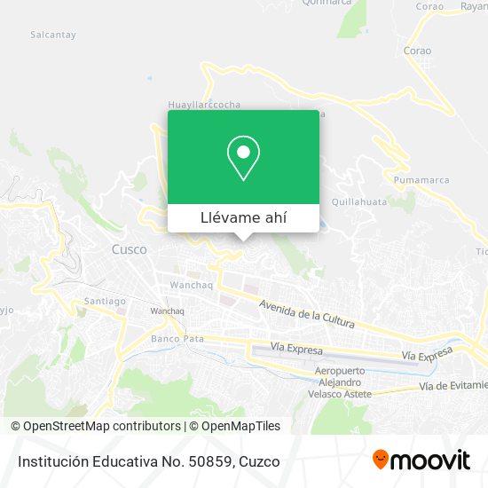 Mapa de Institución Educativa No. 50859