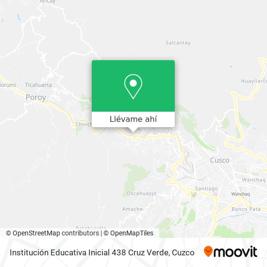 Mapa de Institución Educativa Inicial 438 Cruz Verde