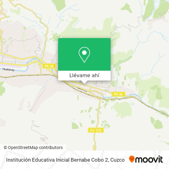 Mapa de Institución Educativa Inicial Bernabe Cobo 2