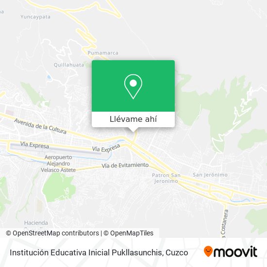 Mapa de Institución Educativa Inicial Pukllasunchis