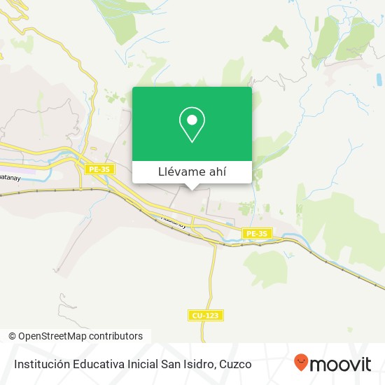 Mapa de Institución Educativa Inicial San Isidro