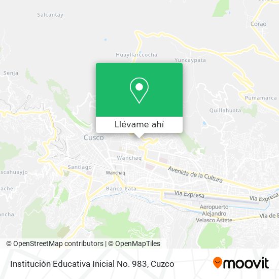 Mapa de Institución Educativa Inicial No. 983