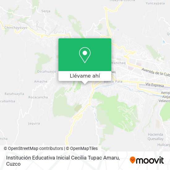 Mapa de Institución Educativa Inicial Cecilia Tupac Amaru