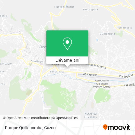 Mapa de Parque Quillabamba