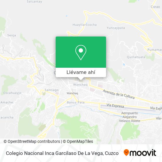 Mapa de Colegio Nacional Inca Garcilaso De La Vega