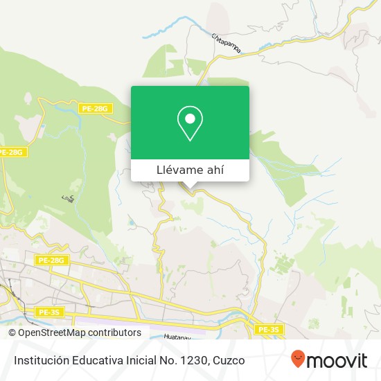 Mapa de Institución Educativa Inicial No. 1230