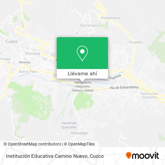 Mapa de Institución Educativa Camino Nuevo