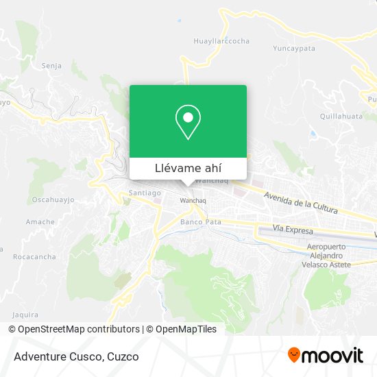 Mapa de Adventure Cusco