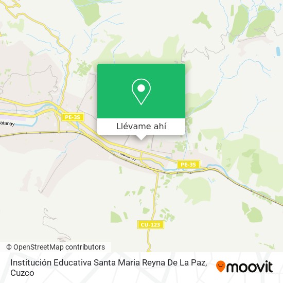 Mapa de Institución Educativa Santa Maria Reyna De La Paz