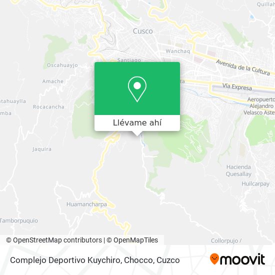 Mapa de Complejo Deportivo Kuychiro, Chocco