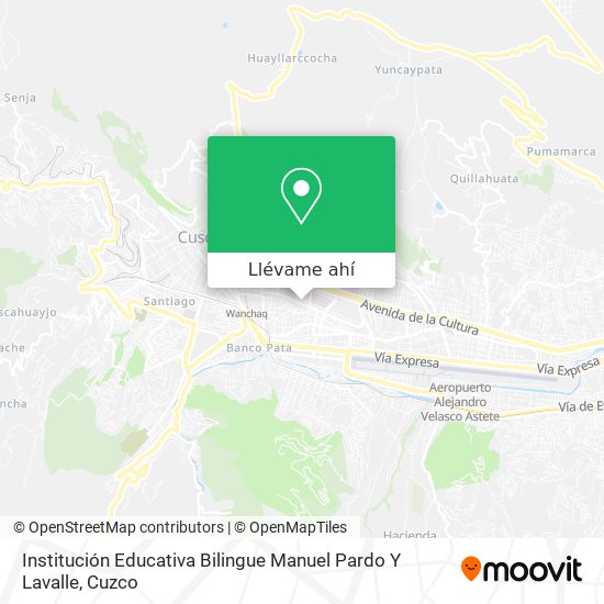Mapa de Institución Educativa Bilingue Manuel Pardo Y Lavalle