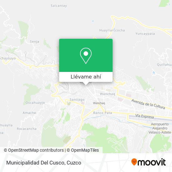 Mapa de Municipalidad Del Cusco