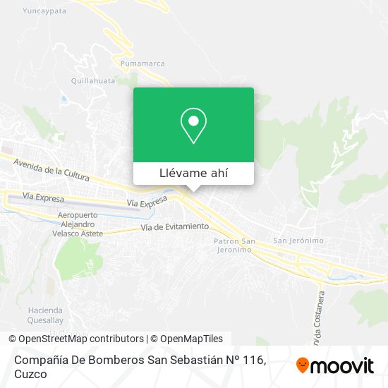 Mapa de Compañía De Bomberos San Sebastián Nº 116