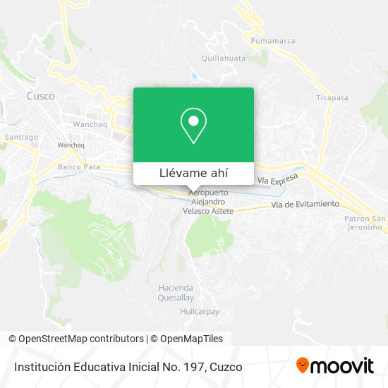 Mapa de Institución Educativa Inicial No. 197