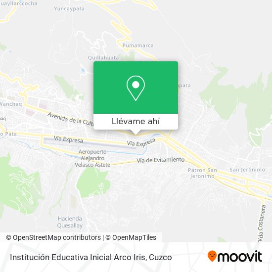 Mapa de Institución Educativa Inicial Arco Iris