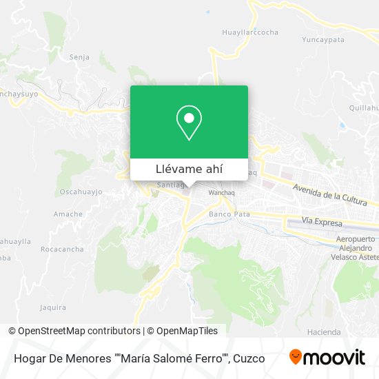 Mapa de Hogar De Menores ""María Salomé Ferro""