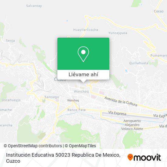 Mapa de Institución Educativa 50023 Republica De Mexico