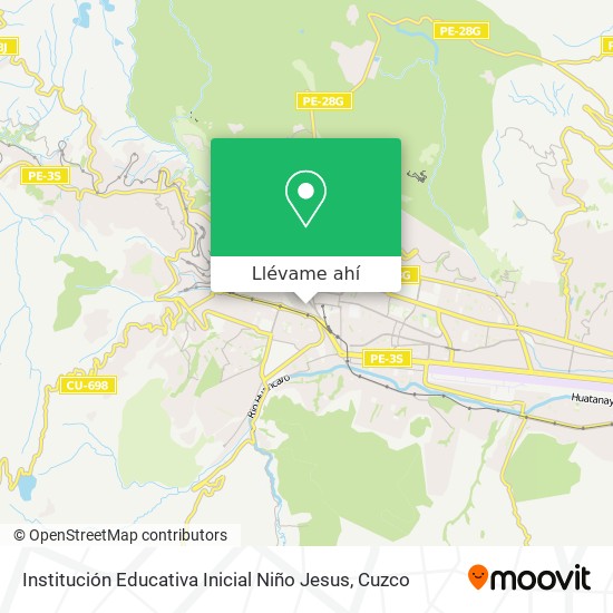 Mapa de Institución Educativa Inicial Niño Jesus