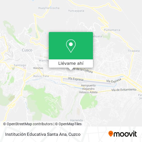 Mapa de Institución Educativa Santa Ana