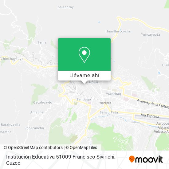 Mapa de Institución Educativa 51009 Francisco Sivirichi