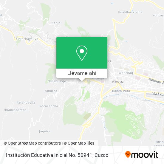 Mapa de Institución Educativa Inicial No. 50941
