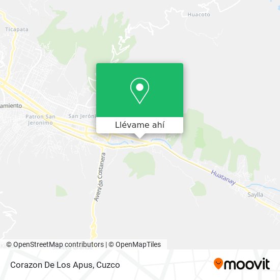 Mapa de Corazon De Los Apus