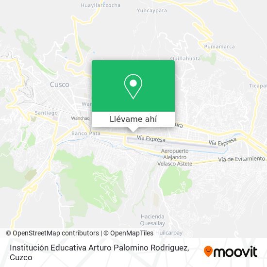 Mapa de Institución Educativa Arturo Palomino Rodriguez