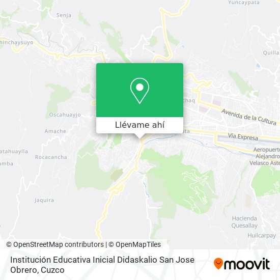 Mapa de Institución Educativa Inicial Didaskalio San Jose Obrero