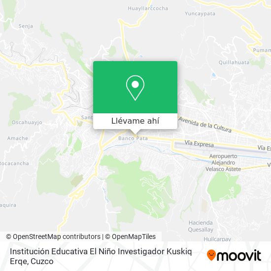 Mapa de Institución Educativa El Niño Investigador Kuskiq Erqe