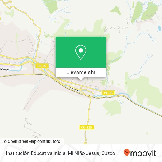 Mapa de Institución Educativa Inicial Mi Niño Jesus