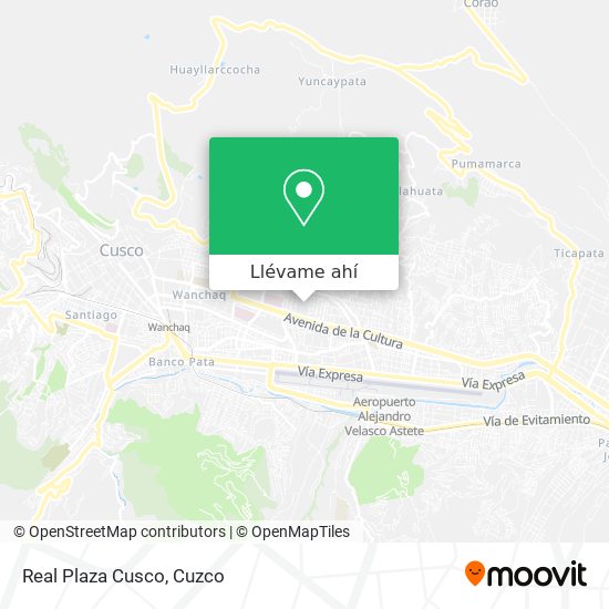 Mapa de Real Plaza Cusco