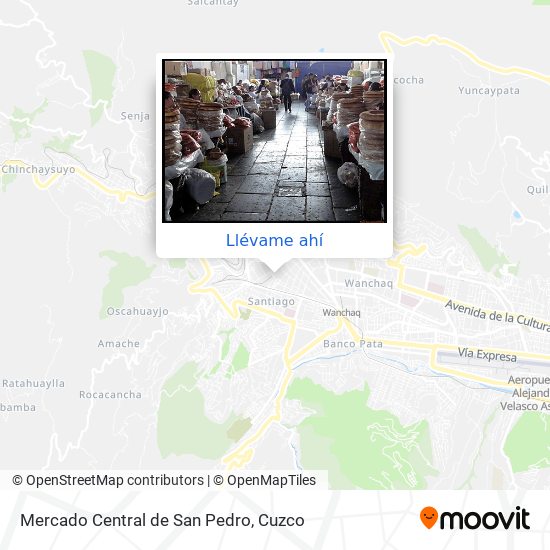 Mapa de Mercado Central de San Pedro