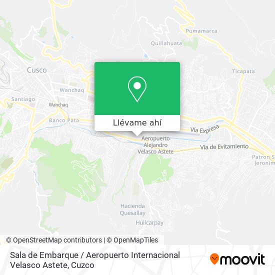 Mapa de Sala de Embarque / Aeropuerto Internacional Velasco Astete