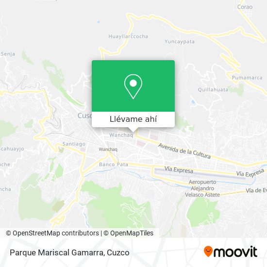 Mapa de Parque Mariscal Gamarra