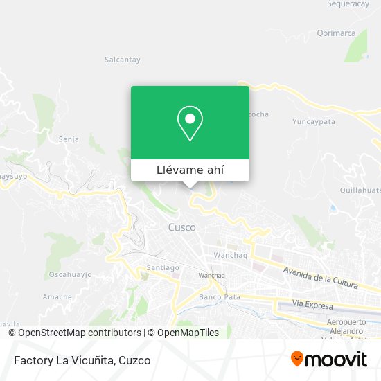 Mapa de Factory La Vicuñita