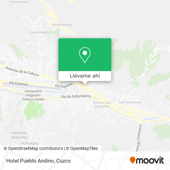 Mapa de Hotel Pueblo Andino