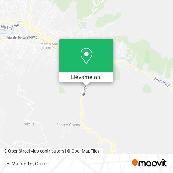 Mapa de El Vallecito